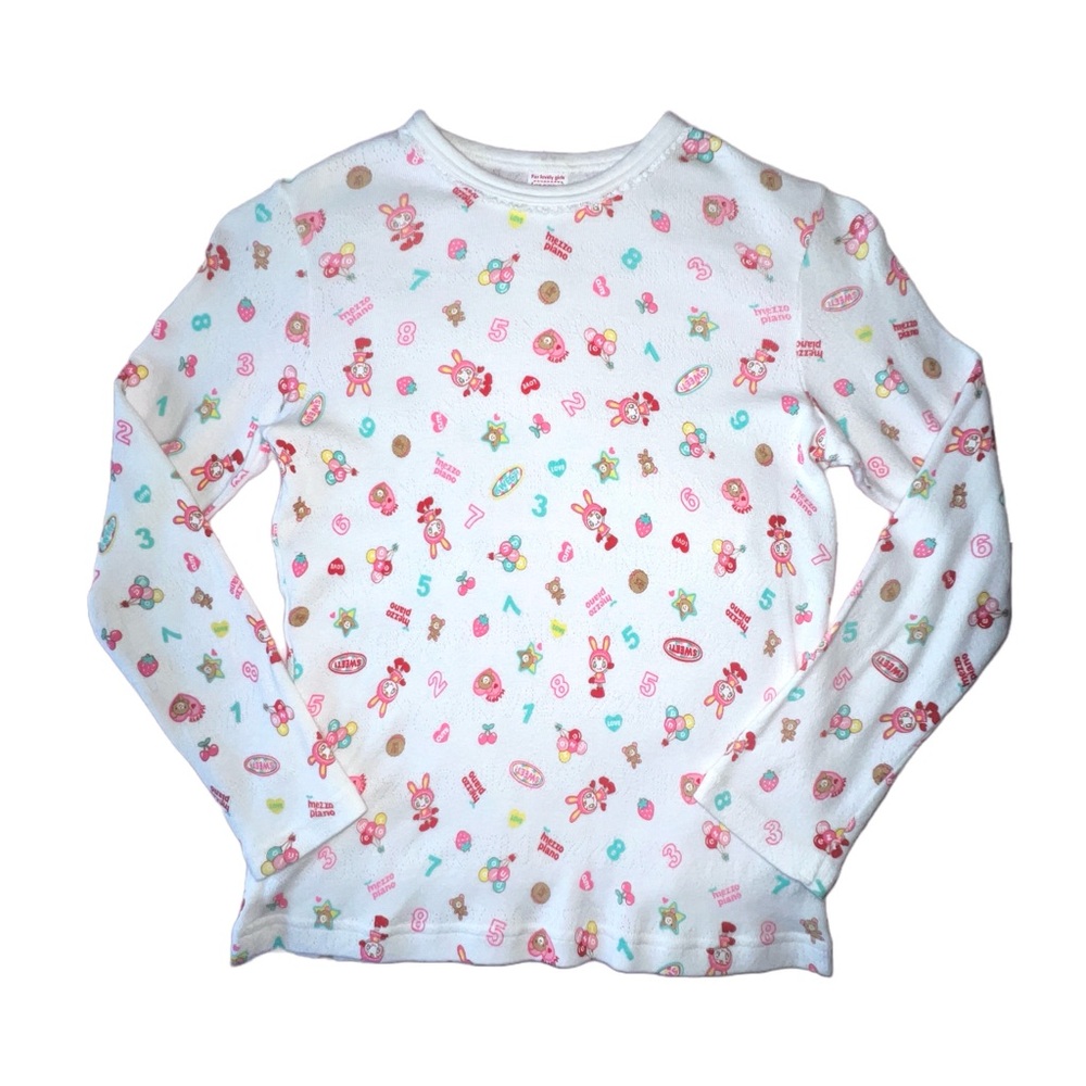 mezzo piano pointelle long sleeve